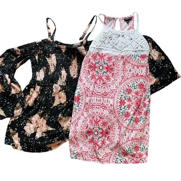 Torrid Lot of 2 Blouses. Torrid size 0, Size 12 - Picture 1 of 11